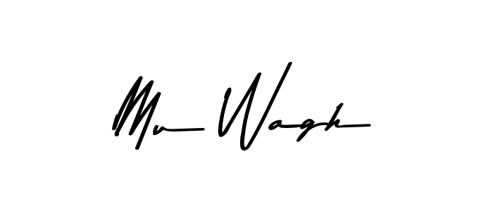 Design your own signature with our free online signature maker. With this signature software, you can create a handwritten (Asem Kandis PERSONAL USE) signature for name Mu Wagh. Mu Wagh signature style 9 images and pictures png