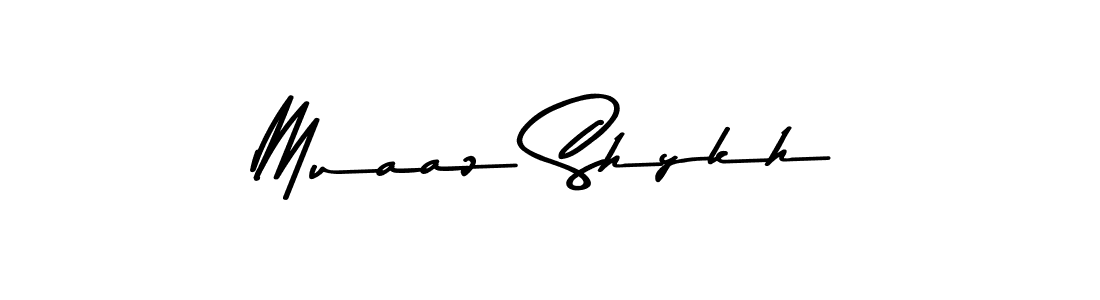 How to Draw Muaaz Shykh signature style? Asem Kandis PERSONAL USE is a latest design signature styles for name Muaaz Shykh. Muaaz Shykh signature style 9 images and pictures png