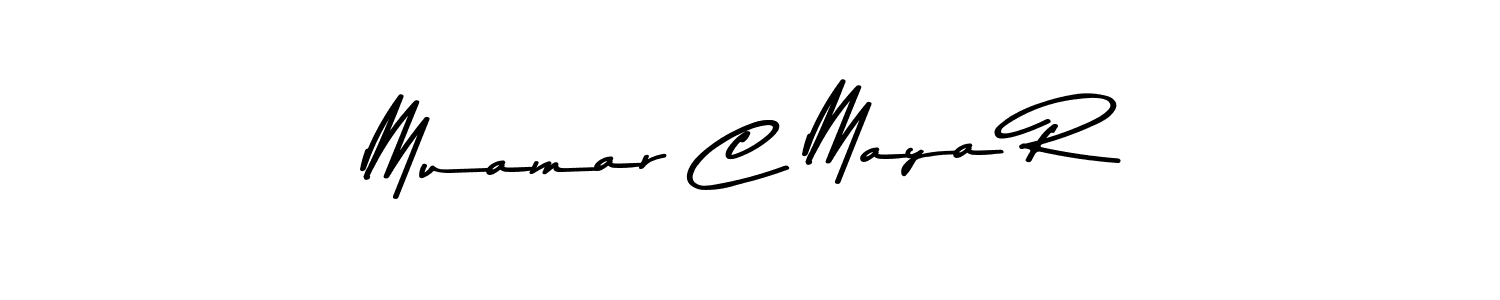 How to Draw Muamar C Maya R signature style? Asem Kandis PERSONAL USE is a latest design signature styles for name Muamar C Maya R. Muamar C Maya R signature style 9 images and pictures png