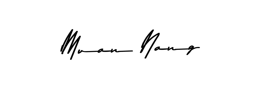 Also You can easily find your signature by using the search form. We will create Muan Nang name handwritten signature images for you free of cost using Asem Kandis PERSONAL USE sign style. Muan Nang signature style 9 images and pictures png