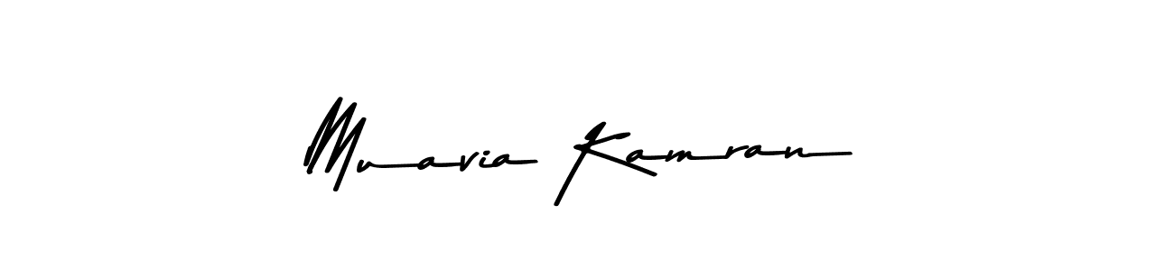 Asem Kandis PERSONAL USE is a professional signature style that is perfect for those who want to add a touch of class to their signature. It is also a great choice for those who want to make their signature more unique. Get Muavia Kamran name to fancy signature for free. Muavia Kamran signature style 9 images and pictures png