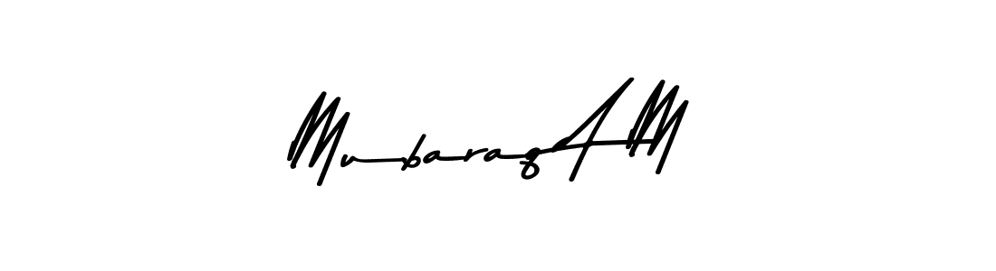 Similarly Asem Kandis PERSONAL USE is the best handwritten signature design. Signature creator online .You can use it as an online autograph creator for name Mubaraq A M. Mubaraq A M signature style 9 images and pictures png