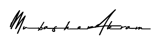 Create your official email sign-off with Mubasher Akram name in Asem Kandis PERSONAL USE style. Crisp, clean, and perfectly legible across all screens. Mubasher Akram signature style 9 images and pictures png