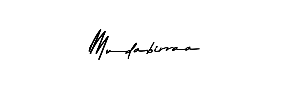 Design your own signature with our free online signature maker. With this signature software, you can create a handwritten (Asem Kandis PERSONAL USE) signature for name Mudabirraa. Mudabirraa signature style 9 images and pictures png