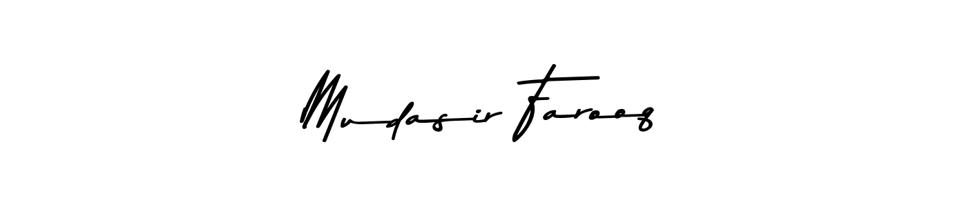 The best way (Asem Kandis PERSONAL USE) to make a short signature is to pick only two or three words in your name. The name Mudasir Farooq include a total of six letters. For converting this name. Mudasir Farooq signature style 9 images and pictures png