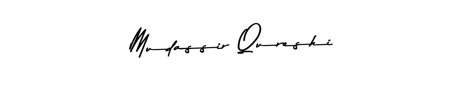 Mudassir Qureshi stylish signature style. Best Handwritten Sign (Asem Kandis PERSONAL USE) for my name. Handwritten Signature Collection Ideas for my name Mudassir Qureshi. Mudassir Qureshi signature style 9 images and pictures png