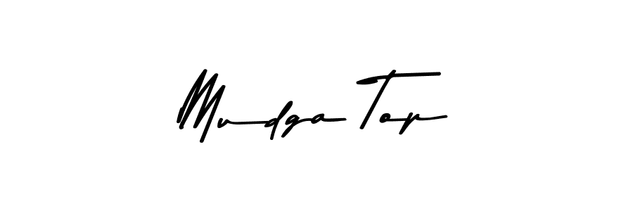 Make a beautiful signature design for name Mudga Top. Use this online signature maker to create a handwritten signature for free. Mudga Top signature style 9 images and pictures png