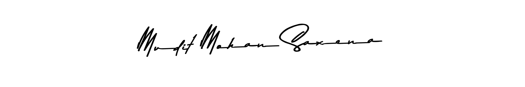 Make a beautiful signature design for name Mudit Mohan Saxena. Use this online signature maker to create a handwritten signature for free. Mudit Mohan Saxena signature style 9 images and pictures png