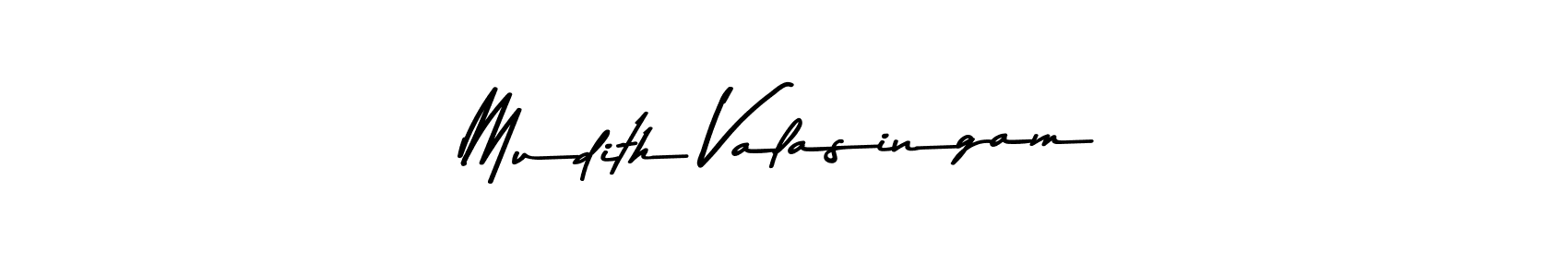 Make a beautiful signature design for name Mudith Valasingam. Use this online signature maker to create a handwritten signature for free. Mudith Valasingam signature style 9 images and pictures png