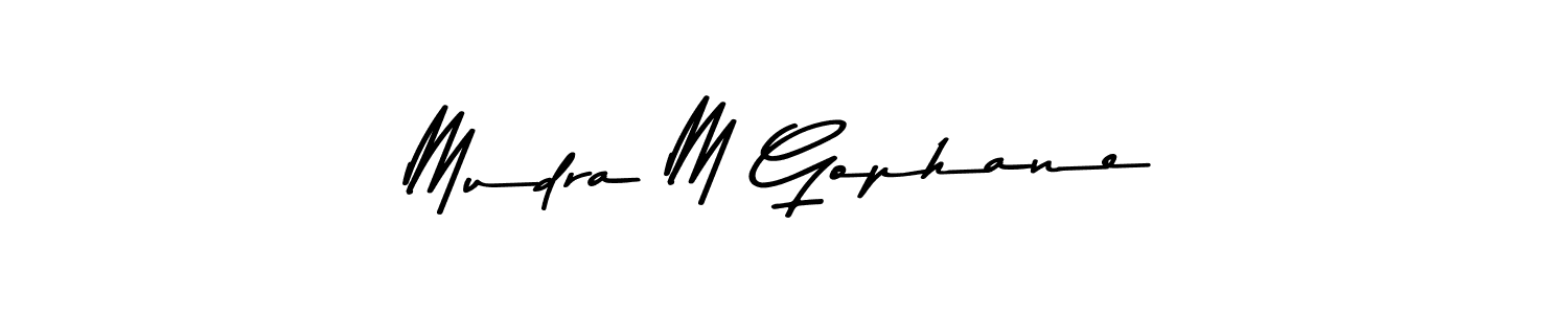 Once you've used our free online signature maker to create your best signature Asem Kandis PERSONAL USE style, it's time to enjoy all of the benefits that Mudra M Gophane name signing documents. Mudra M Gophane signature style 9 images and pictures png