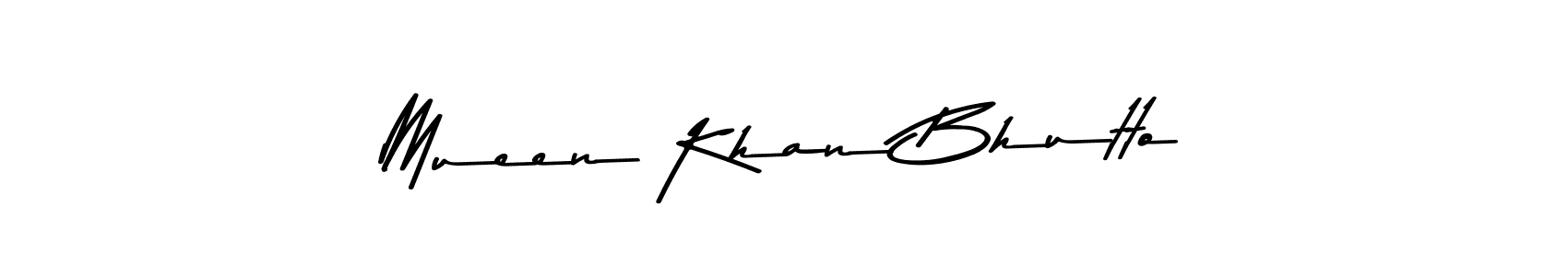 Make a beautiful signature design for name Mueen Khan Bhutto. With this signature (Asem Kandis PERSONAL USE) style, you can create a handwritten signature for free. Mueen Khan Bhutto signature style 9 images and pictures png