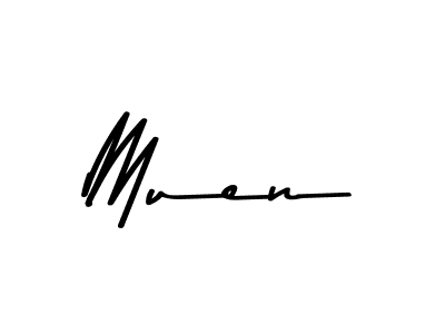 Also You can easily find your signature by using the search form. We will create Muen name handwritten signature images for you free of cost using Asem Kandis PERSONAL USE sign style. Muen signature style 9 images and pictures png