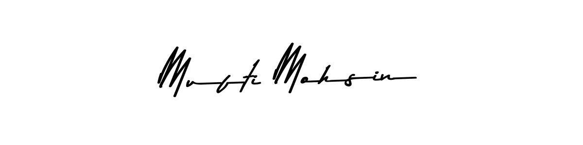 Design your own signature with our free online signature maker. With this signature software, you can create a handwritten (Asem Kandis PERSONAL USE) signature for name Mufti Mohsin. Mufti Mohsin signature style 9 images and pictures png