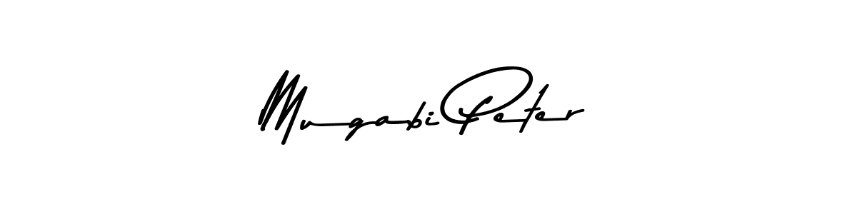 Use a signature maker to create a handwritten signature online. With this signature software, you can design (Asem Kandis PERSONAL USE) your own signature for name Mugabi Peter. Mugabi Peter signature style 9 images and pictures png