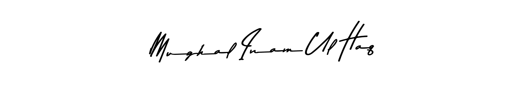 Use a signature maker to create a handwritten signature online. With this signature software, you can design (Asem Kandis PERSONAL USE) your own signature for name Mughal Inam Ul Haq. Mughal Inam Ul Haq signature style 9 images and pictures png