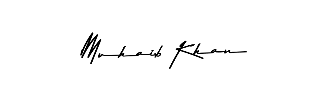 Design your own signature with our free online signature maker. With this signature software, you can create a handwritten (Asem Kandis PERSONAL USE) signature for name Muhaib Khan. Muhaib Khan signature style 9 images and pictures png