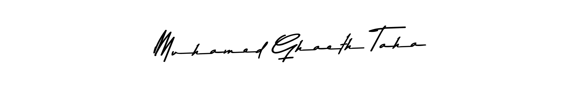 Also You can easily find your signature by using the search form. We will create Muhamed Ghaeth Taha name handwritten signature images for you free of cost using Asem Kandis PERSONAL USE sign style. Muhamed Ghaeth Taha signature style 9 images and pictures png