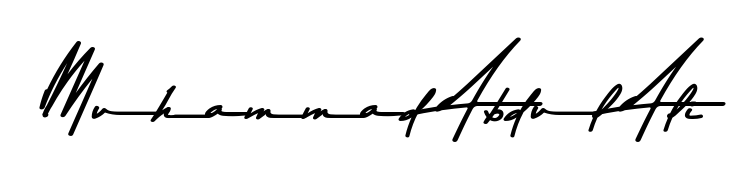 How to make Muhammad Abdul Ali name signature. Use Asem Kandis PERSONAL USE style for creating short signs online. This is the latest handwritten sign. Muhammad Abdul Ali signature style 9 images and pictures png