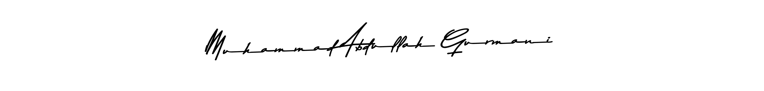 Similarly Asem Kandis PERSONAL USE is the best handwritten signature design. Signature creator online .You can use it as an online autograph creator for name Muhammad Abdullah Gurmani. Muhammad Abdullah Gurmani signature style 9 images and pictures png