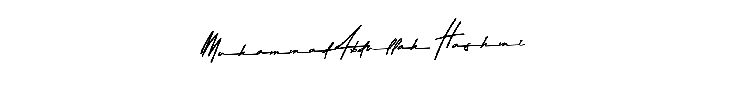 Also You can easily find your signature by using the search form. We will create Muhammad Abdullah Hashmi name handwritten signature images for you free of cost using Asem Kandis PERSONAL USE sign style. Muhammad Abdullah Hashmi signature style 9 images and pictures png