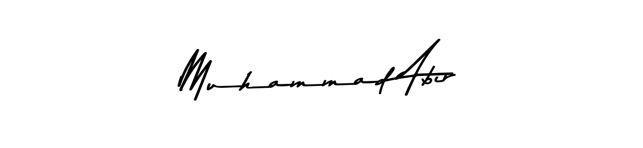 Design your own signature with our free online signature maker. With this signature software, you can create a handwritten (Asem Kandis PERSONAL USE) signature for name Muhammad Abir. Muhammad Abir signature style 9 images and pictures png