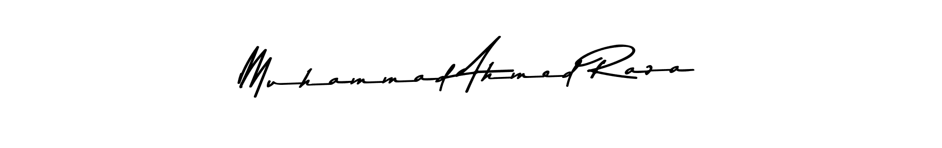 Design your own signature with our free online signature maker. With this signature software, you can create a handwritten (Asem Kandis PERSONAL USE) signature for name Muhammad Ahmed Raza. Muhammad Ahmed Raza signature style 9 images and pictures png