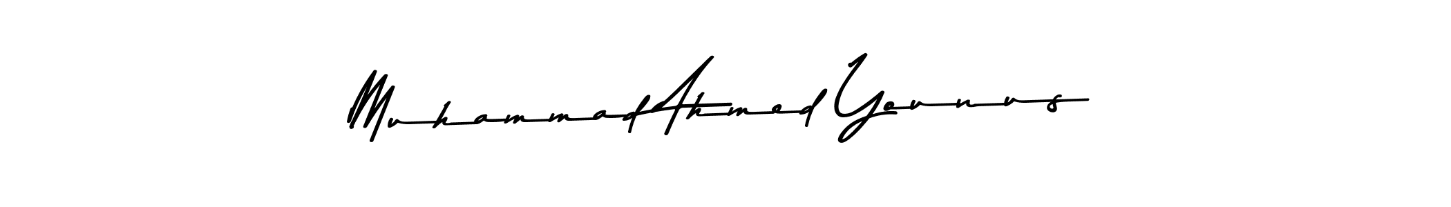 Design your own signature with our free online signature maker. With this signature software, you can create a handwritten (Asem Kandis PERSONAL USE) signature for name Muhammad Ahmed Younus. Muhammad Ahmed Younus signature style 9 images and pictures png