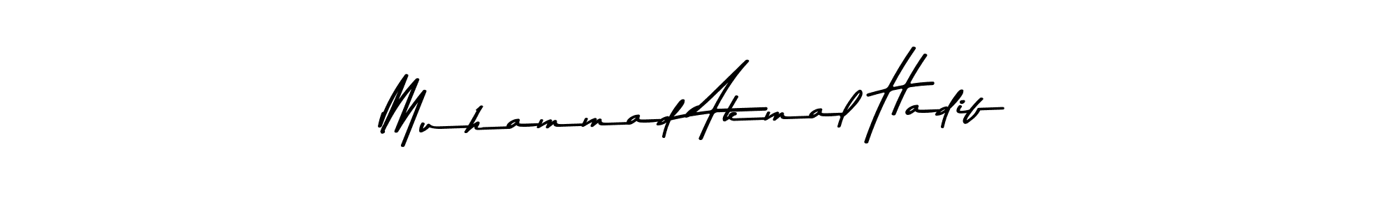 Make a beautiful signature design for name Muhammad Akmal Hadif. With this signature (Asem Kandis PERSONAL USE) style, you can create a handwritten signature for free. Muhammad Akmal Hadif signature style 9 images and pictures png