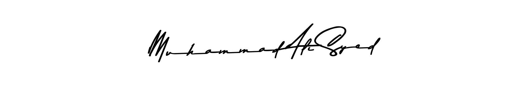 Create a beautiful signature design for name Muhammad Ali Syed. With this signature (Asem Kandis PERSONAL USE) fonts, you can make a handwritten signature for free. Muhammad Ali Syed signature style 9 images and pictures png