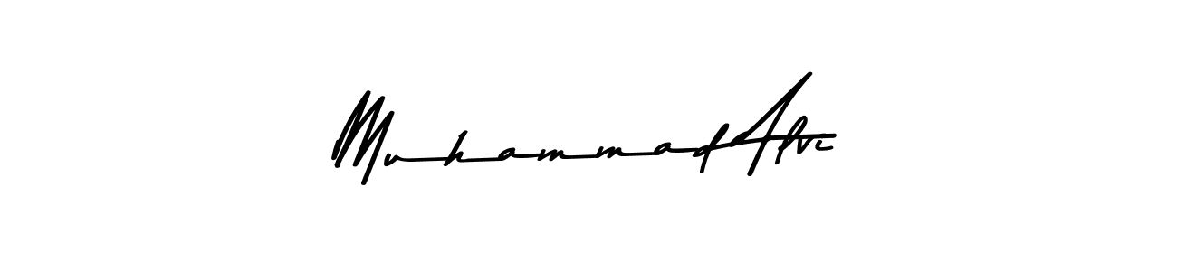 Create a beautiful signature design for name Muhammad Alvi. With this signature (Asem Kandis PERSONAL USE) fonts, you can make a handwritten signature for free. Muhammad Alvi signature style 9 images and pictures png