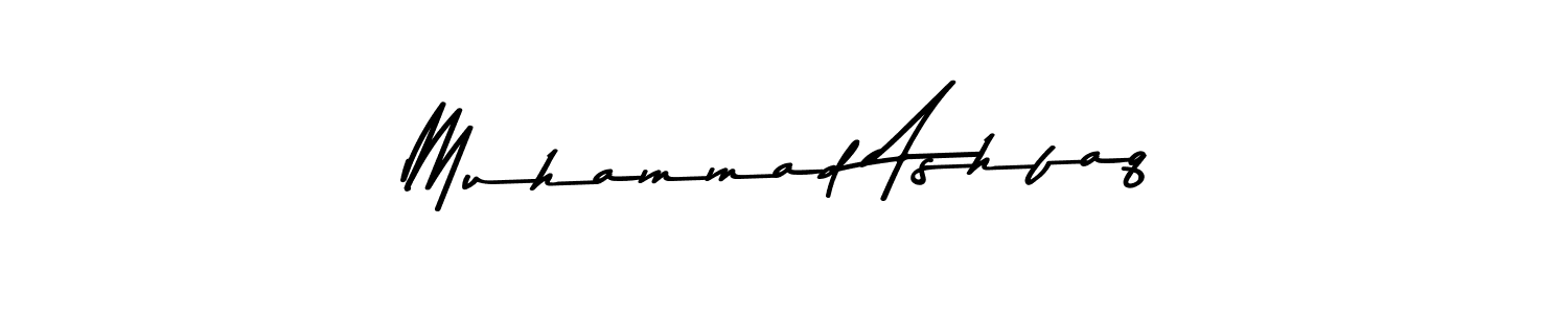 Make a beautiful signature design for name Muhammad Ashfaq. With this signature (Asem Kandis PERSONAL USE) style, you can create a handwritten signature for free. Muhammad Ashfaq signature style 9 images and pictures png