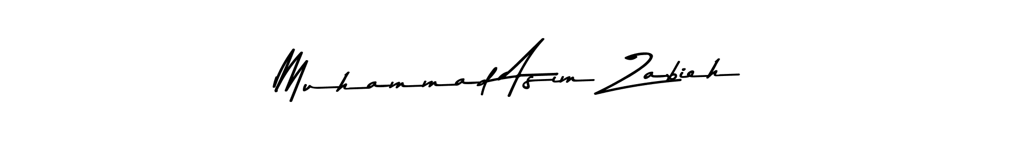 The best way (Asem Kandis PERSONAL USE) to make a short signature is to pick only two or three words in your name. The name Muhammad Asim Zabieh include a total of six letters. For converting this name. Muhammad Asim Zabieh signature style 9 images and pictures png