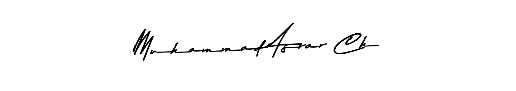 Also You can easily find your signature by using the search form. We will create Muhammad Asrar Ch name handwritten signature images for you free of cost using Asem Kandis PERSONAL USE sign style. Muhammad Asrar Ch signature style 9 images and pictures png