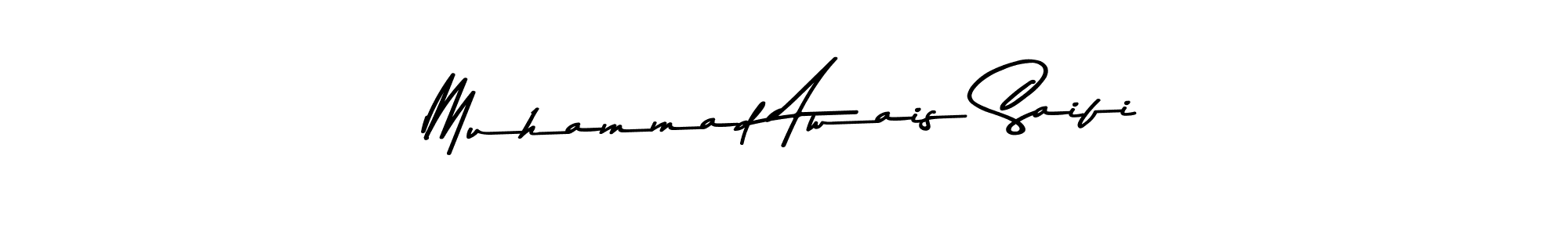 How to make Muhammad Awais Saifi name signature. Use Asem Kandis PERSONAL USE style for creating short signs online. This is the latest handwritten sign. Muhammad Awais Saifi signature style 9 images and pictures png
