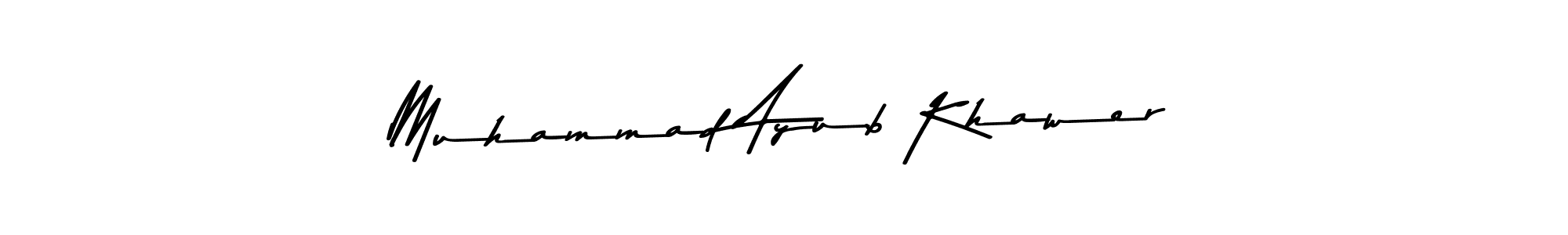 It looks lik you need a new signature style for name Muhammad Ayub Khawer. Design unique handwritten (Asem Kandis PERSONAL USE) signature with our free signature maker in just a few clicks. Muhammad Ayub Khawer signature style 9 images and pictures png