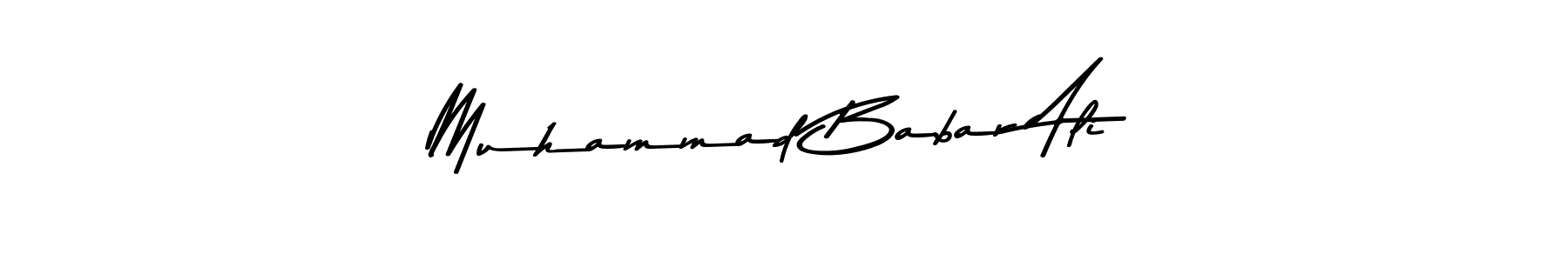 Also You can easily find your signature by using the search form. We will create Muhammad Babar Ali name handwritten signature images for you free of cost using Asem Kandis PERSONAL USE sign style. Muhammad Babar Ali signature style 9 images and pictures png