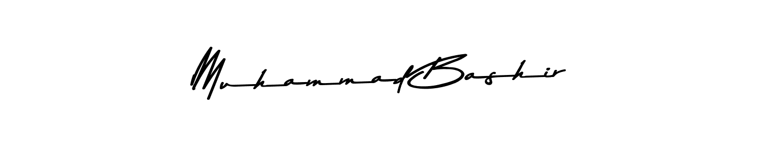 Make a beautiful signature design for name Muhammad Bashir. With this signature (Asem Kandis PERSONAL USE) style, you can create a handwritten signature for free. Muhammad Bashir signature style 9 images and pictures png