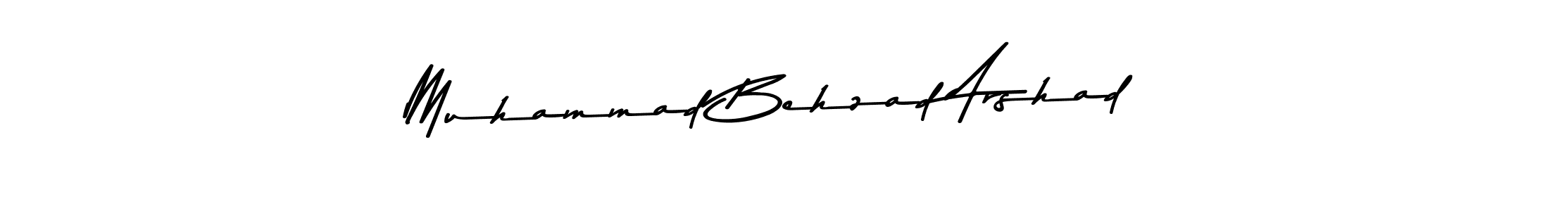 See photos of Muhammad Behzad Arshad official signature by Spectra . Check more albums & portfolios. Read reviews & check more about Asem Kandis PERSONAL USE font. Muhammad Behzad Arshad signature style 9 images and pictures png