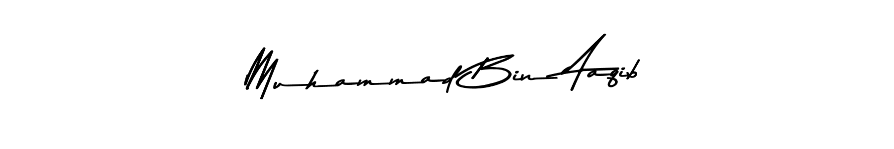 The best way (Asem Kandis PERSONAL USE) to make a short signature is to pick only two or three words in your name. The name Muhammad Bin Aaqib include a total of six letters. For converting this name. Muhammad Bin Aaqib signature style 9 images and pictures png