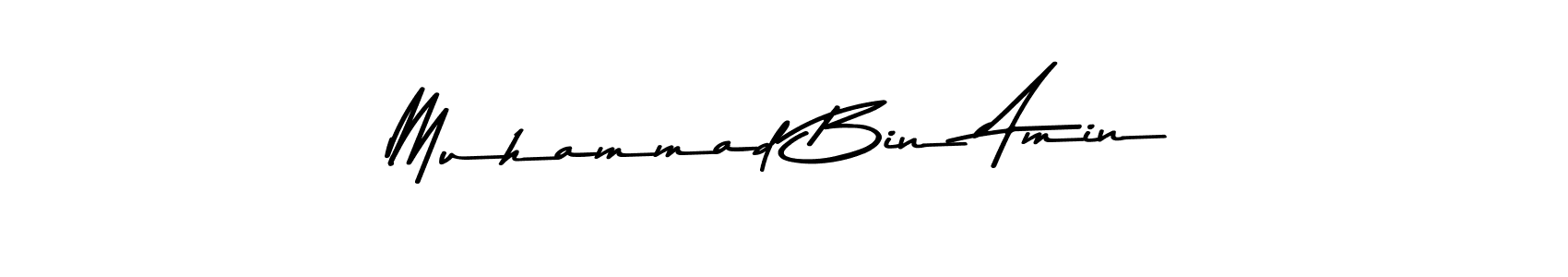 Also You can easily find your signature by using the search form. We will create Muhammad Bin Amin name handwritten signature images for you free of cost using Asem Kandis PERSONAL USE sign style. Muhammad Bin Amin signature style 9 images and pictures png