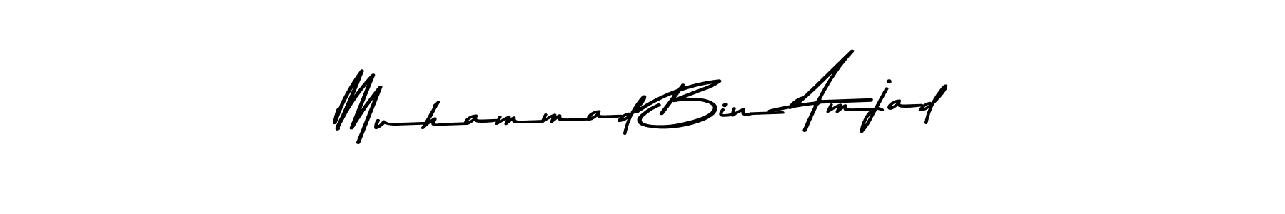 Use a signature maker to create a handwritten signature online. With this signature software, you can design (Asem Kandis PERSONAL USE) your own signature for name Muhammad Bin Amjad. Muhammad Bin Amjad signature style 9 images and pictures png