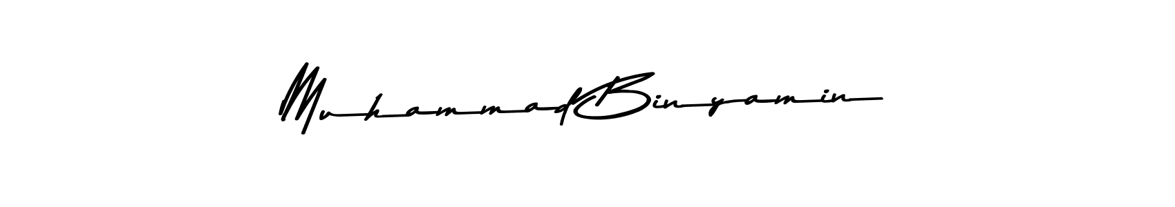 Muhammad Binyamin stylish signature style. Best Handwritten Sign (Asem Kandis PERSONAL USE) for my name. Handwritten Signature Collection Ideas for my name Muhammad Binyamin. Muhammad Binyamin signature style 9 images and pictures png