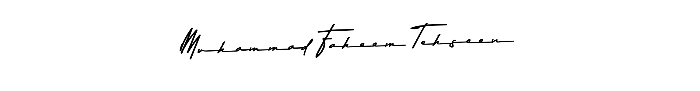 Also You can easily find your signature by using the search form. We will create Muhammad Faheem Tehseen name handwritten signature images for you free of cost using Asem Kandis PERSONAL USE sign style. Muhammad Faheem Tehseen signature style 9 images and pictures png