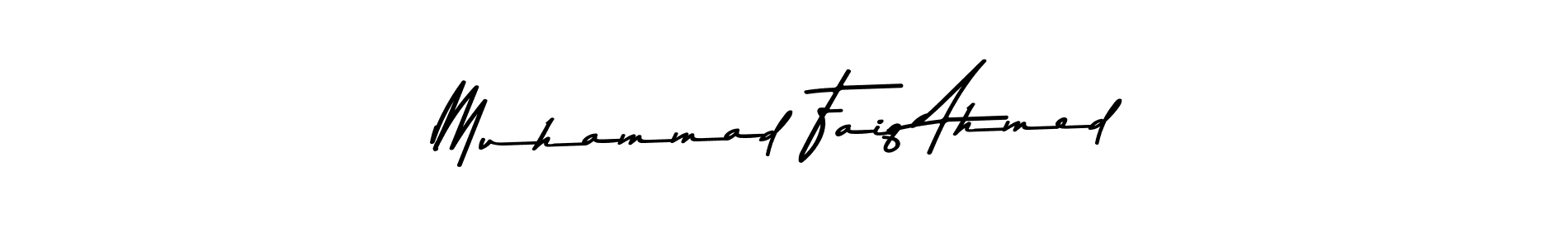 Use a signature maker to create a handwritten signature online. With this signature software, you can design (Asem Kandis PERSONAL USE) your own signature for name Muhammad Faiq Ahmed. Muhammad Faiq Ahmed signature style 9 images and pictures png