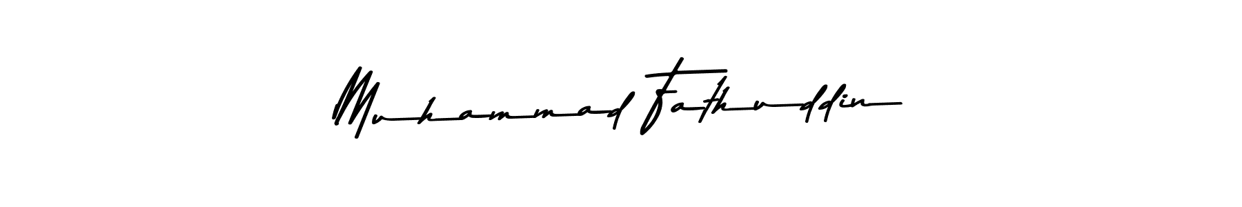 Muhammad Fathuddin stylish signature style. Best Handwritten Sign (Asem Kandis PERSONAL USE) for my name. Handwritten Signature Collection Ideas for my name Muhammad Fathuddin. Muhammad Fathuddin signature style 9 images and pictures png