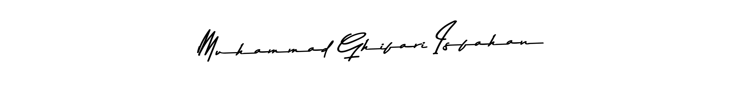 The best way (Asem Kandis PERSONAL USE) to make a short signature is to pick only two or three words in your name. The name Muhammad Ghifari Isfahan include a total of six letters. For converting this name. Muhammad Ghifari Isfahan signature style 9 images and pictures png