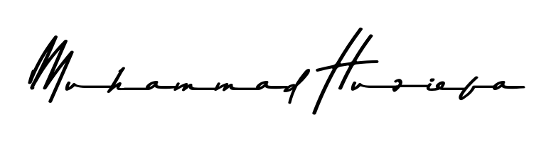Style your name Muhammad Huziefa with confidence using Asem Kandis PERSONAL USE signature design. Simple, elegant, and ready for immediate document use. Muhammad Huziefa signature style 9 images and pictures png