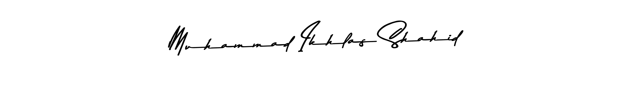 How to make Muhammad Ikhlas Shahid signature? Asem Kandis PERSONAL USE is a professional autograph style. Create handwritten signature for Muhammad Ikhlas Shahid name. Muhammad Ikhlas Shahid signature style 9 images and pictures png