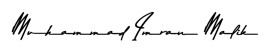 The Asem Kandis PERSONAL USE handwriting style adds charm and authenticity to name Muhammad Imran Malik. A wonderful choice for personal thank-you notes. Muhammad Imran Malik signature style 9 images and pictures png