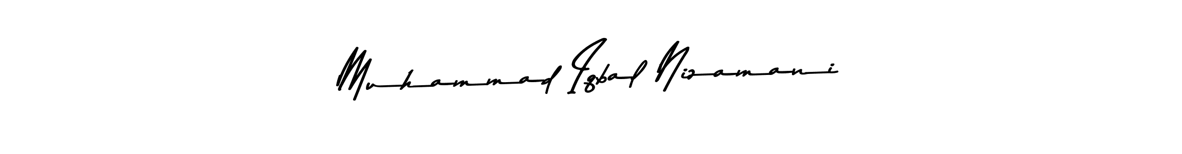 if you are searching for the best signature style for your name Muhammad Iqbal Nizamani. so please give up your signature search. here we have designed multiple signature styles  using Asem Kandis PERSONAL USE. Muhammad Iqbal Nizamani signature style 9 images and pictures png